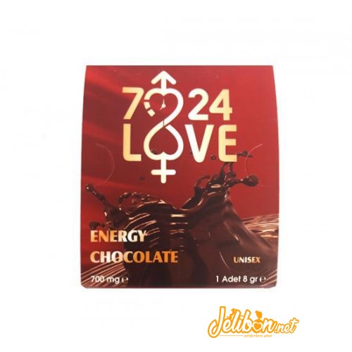 7/24 Love Afrodizyak Etkili Unisex Sıvı Çikolata