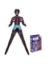 Alecia King Zenci İç Çamaşır Desenli Şişme Bebek