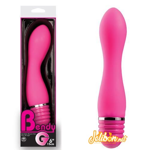 Bendy G Bükülebilir Pembe 15cm 6 Vibratör