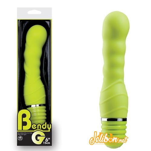 Bendy G Bükülebilir Yeşil 15cm 6 Vibratör
