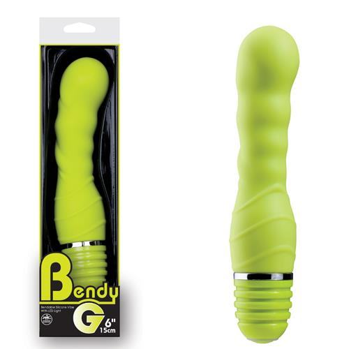 Bendy G Bükülebilir Yeşil 15cm 6 Vibratör