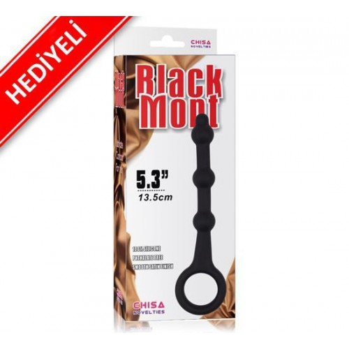 Black Mont Boğumlu Anal Toplar - HEDİYELİ