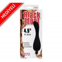 Black Mont Titreşimli Anal Tıkaç (Plug) - HEDİYELİ