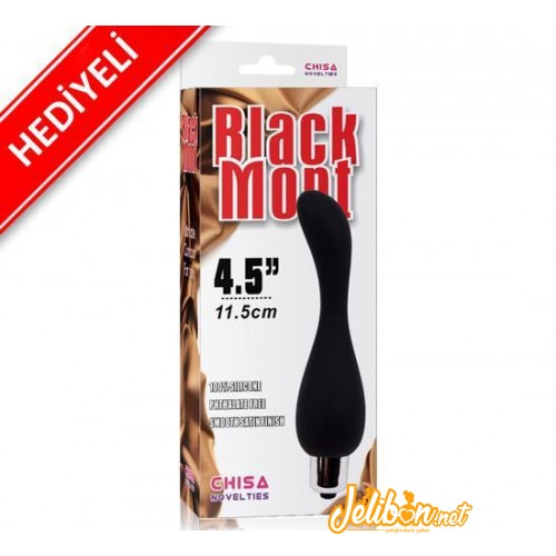 Black Mont Titreşimli Anal Tıkaç (Plug) - HEDİYELİ