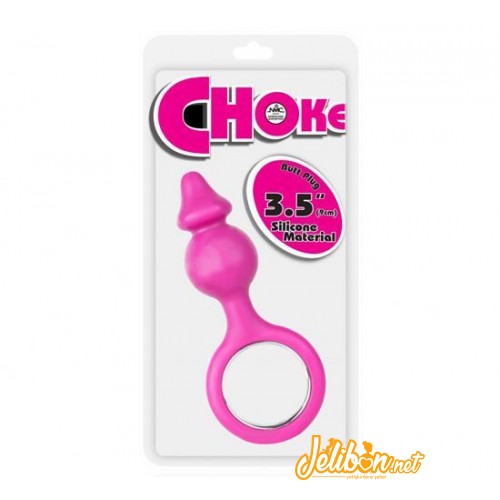 Choke Silikon Anal Tıkaç - Pembe I