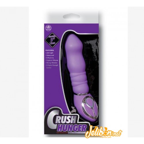 Crush Hunger Dijital Güç Kontrollü Vibratör Mor 3