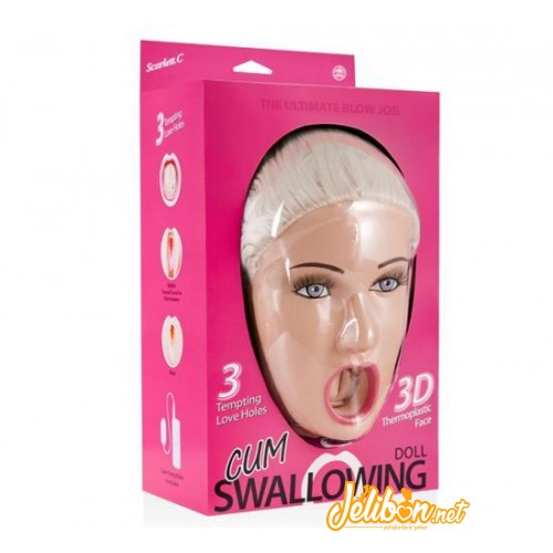 Cum Swallowing - Scarlett C. Şişme Bebek