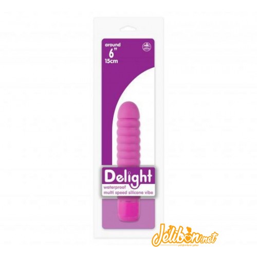 Delight Ekonomik 15cm Modern Pembe Vibratör