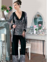Derya Kurşun 1013 Pijama Sabahlık Takım