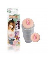 Double Rib Titreşimli Suni Vajina Mastürbatör