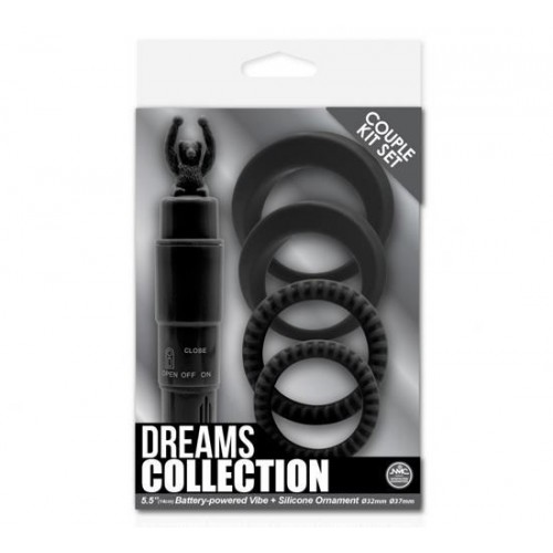 Dreams Collection - Çiftlere Özel Zevk Seti - Siyah