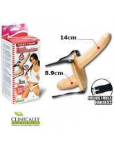 Dual Seduction Belden Bağlamalı Protez Penis
