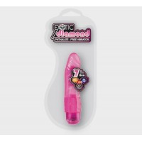 Exotic Diamond 18cm Jel Vibratör Pembe