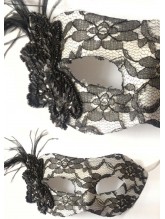 Fantazi Pul İşlemeli Maske