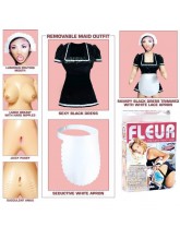 FLEUR THE FLIERTY HİZMETÇİ KOSTÜMLÜ ŞİŞME BEBEK