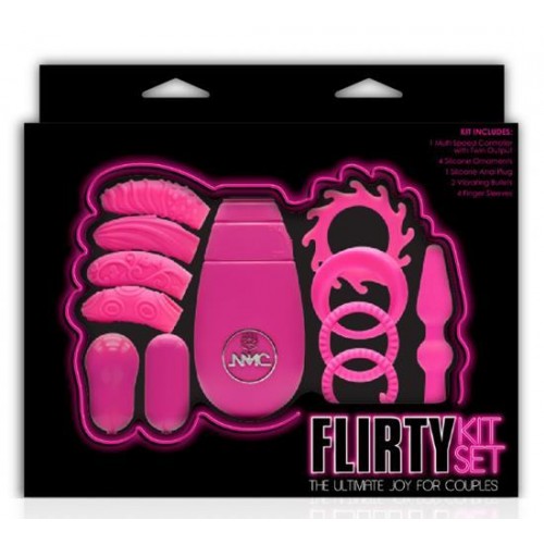 Flirty Kit Çiftler için Aşk Seti 3 (Pembe)