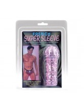 French Super Sleeve Tırtıklı Penis Kılıfı