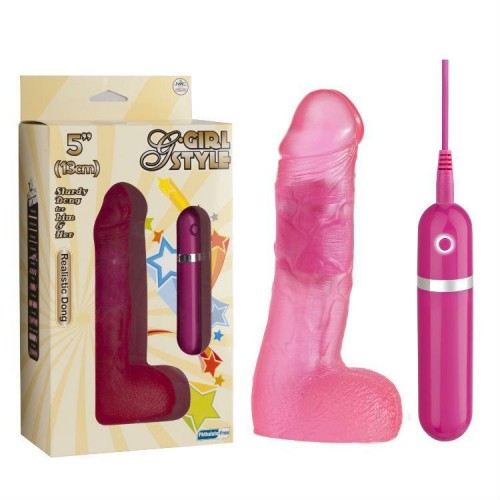 G Girl Style Pembe 13 cm Jel Vibratör