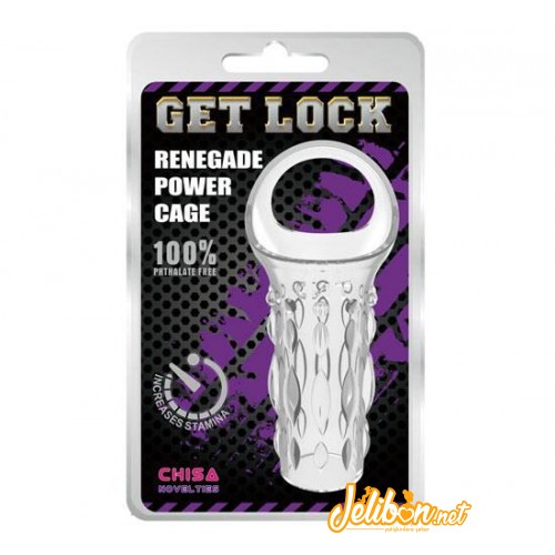 Get Lock Tırtıklı Penis & Testis Kılıfı