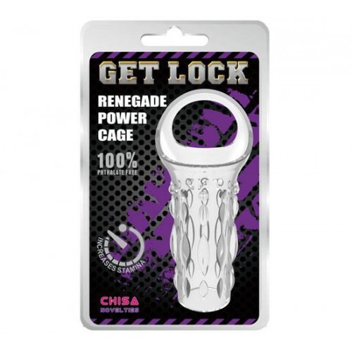 Get Lock Tırtıklı Penis & Testis Kılıfı
