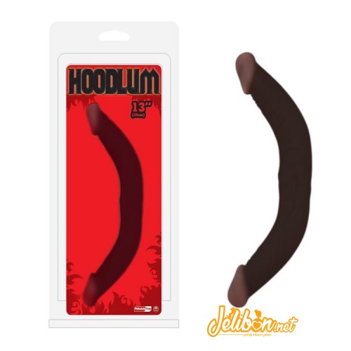 Hoodlum Çift Taraflı 33cm Zenci Dildo