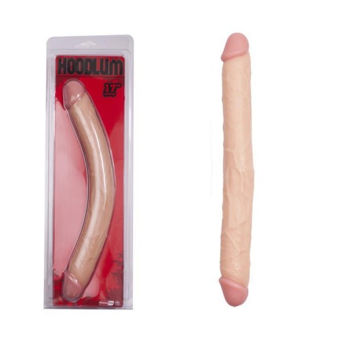 Hoodlum Çift Taraflı 43cm Ten Rengi Dildo