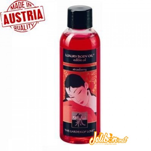 Hot™ Shiatsu Çilek Aromalı Lüks Masaj Yağı