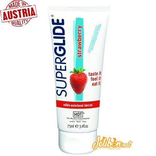 Hot™ Superglide Çilek Aromalı Kayganlaştırıcı Jel