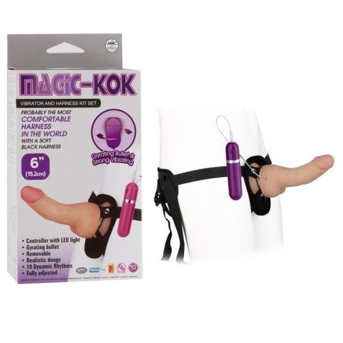 Magic Kok 15cm LoveClone Belden Bağlamalı Protez Penis