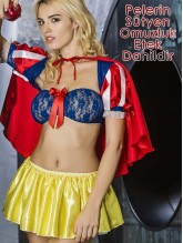 Moonlight 9071 Fantazi Süper Girl Kostümü