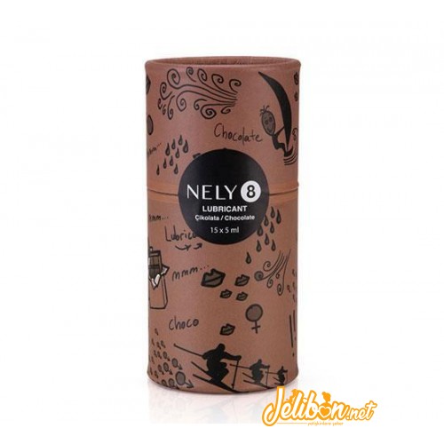 Nely8 Çikolatalı Aromalı 15x5ML. Kayganlaştırıcı Jel