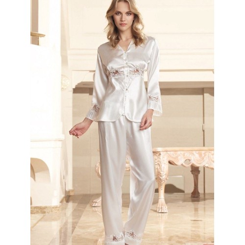 Nurteks 5675 Saten Pijama Takım