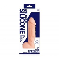 One Touch Silicone 18cm Kablosuz Vibratör - Ten