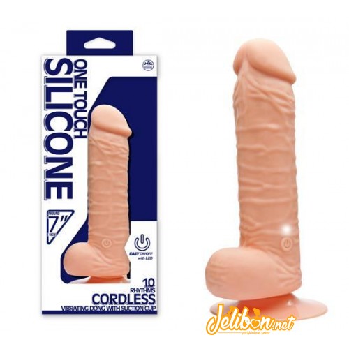 One Touch Silicone 18cm Kablosuz Vibratör - Ten Model 2