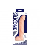 One Touch Silicone 20cm Kablosuz Vibratör - Ten