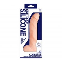 One Touch Silicone 20cm Kablosuz Vibratör - Ten