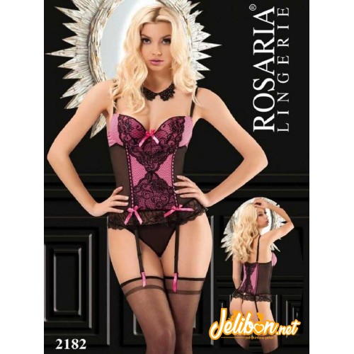 Rosaria 2182 Fantazi Jartiyer Büstiyer Takım