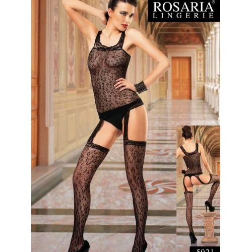 Rosaria 5021 Fileli Vücut Çorabı