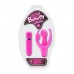 Sux Butterfly Klitoral Uyarıcılı Silikon Vibratör - Pembe