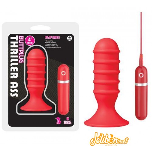 Thriller Ass 10cm Titreşimli Anal Tıkaç