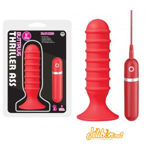 Thriller Ass 13cm Titreşimli Anal Tıkaç