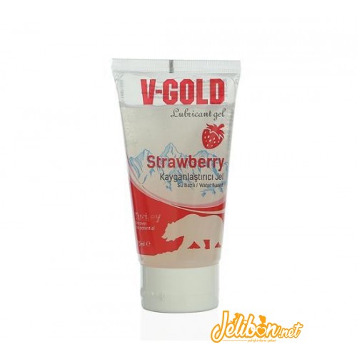 V-Gold Çilekli Kayganlaştırıcı Jel 75ML..